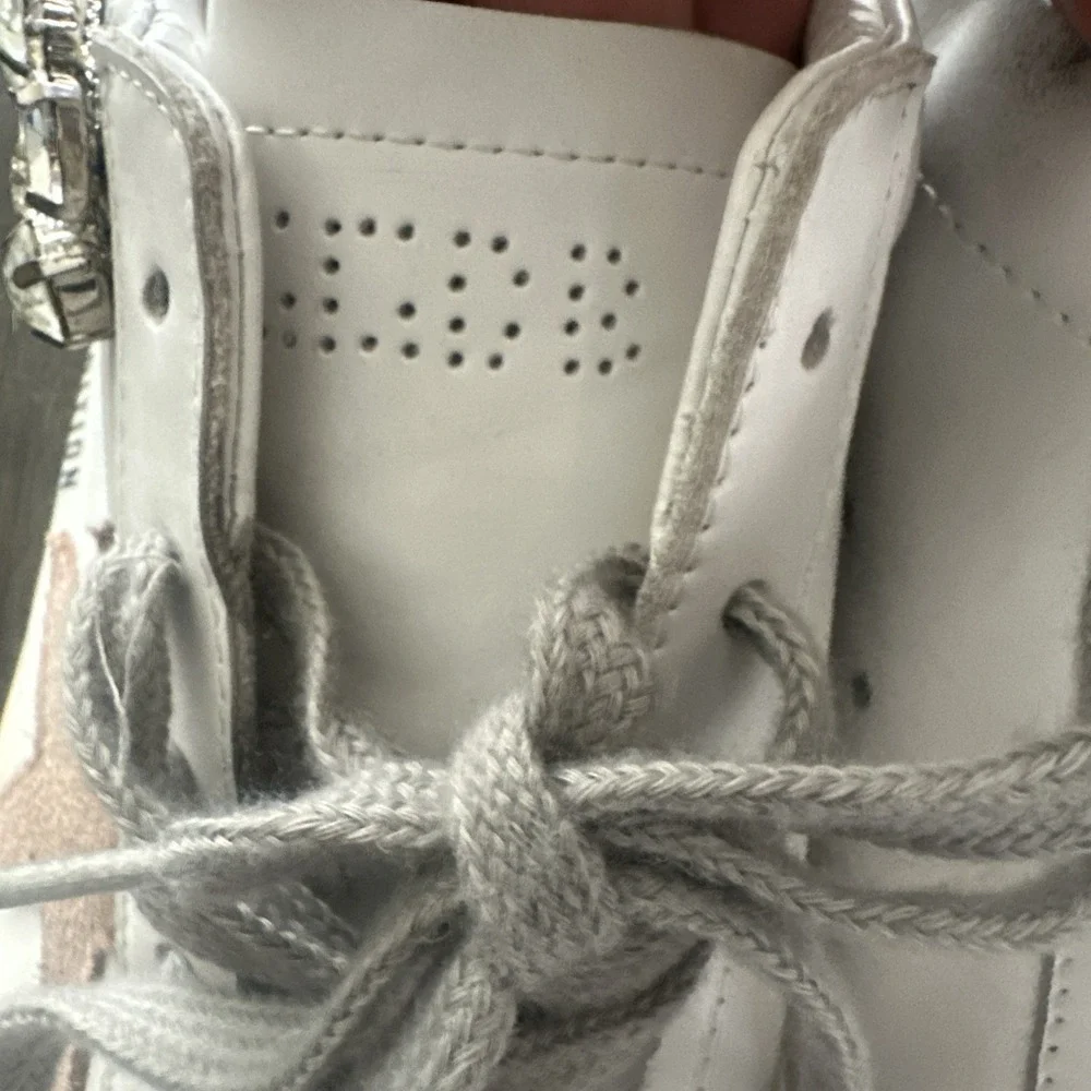 Golden Goose Super Star Rhinestones Embolished  Sneakers Size 40
